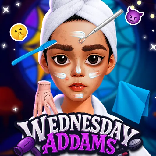 Wednesday Addams Beauty Salon: Jogo de Maquiagem e Dress Up Online Grátis